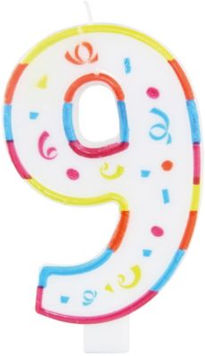 XL-Zahlenkerze 9
