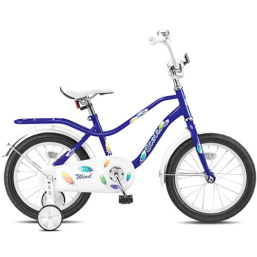 Двухколесный велосипед Stels Wind 14 дюймов Z010 9.5 дюймов, синий - синий от Stels