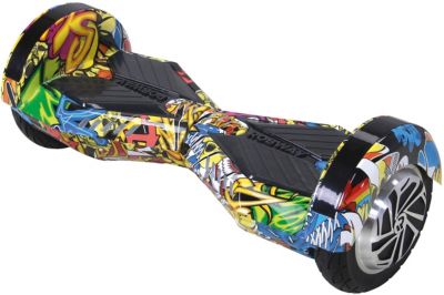 E-Balance Hoverboard ROBWAY W2 8 Zoll mit APP-Funktion, grafit-gelb