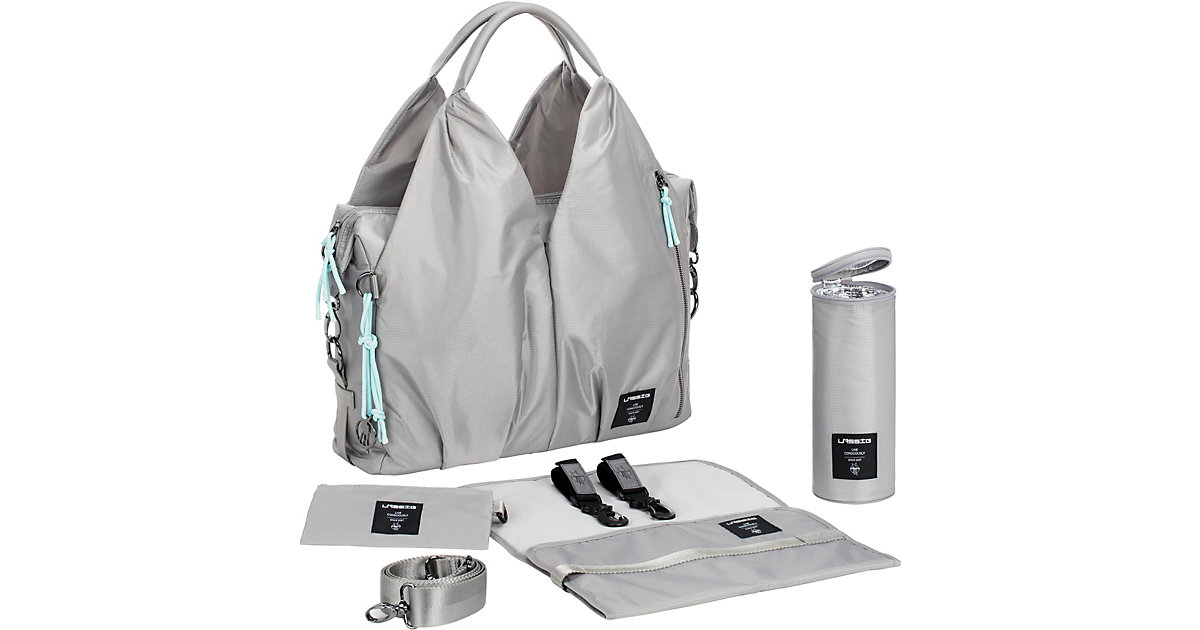 LÄSSIG · Wickeltasche, Greenlabel, Neckline Bag, POP grey LÄSSIG · Wickeltasche, Greenlabel, Neckline Bag, POP grey