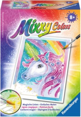 Malset Mixxy Colors, 8,5 x 12 cm, Einhorn