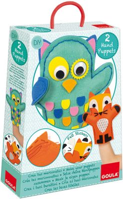 DIY Handpuppen Eule und Fuchs