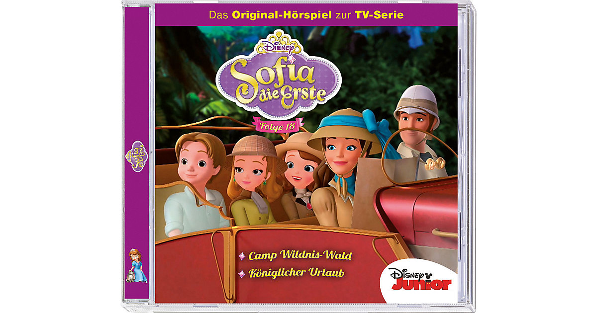 CD Disney Sofia die Erste 18 - Königlicher Urlaub/Camp Wildnis-Wald Hörbuch