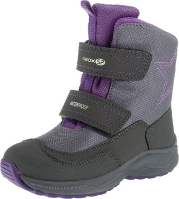 GEOX, Winterstiefel NEW ALASKA für Mädchen, Waterproof, gefüttert, Stern, grau GEOX, Winterstiefel NEW ALASKA für Mädchen, Waterproof, gefüttert, Stern, grau