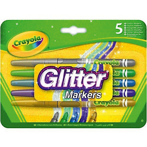 5 Блестящих фломастеров Crayola от Crayola