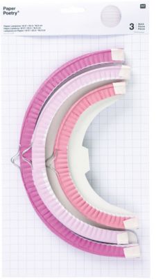 Papierlampions Sommer, 3 Stück