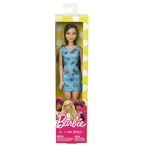 Кукла Barbie "Стиль" брюнетка в голубом платье, 28 см от Mattel
