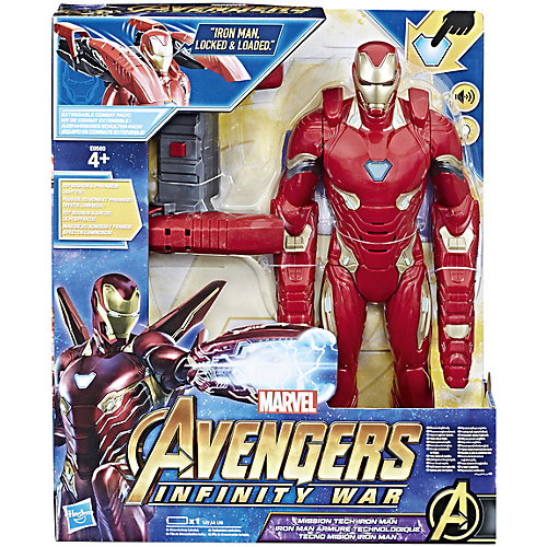 Интерактивная фигурка Avengers "Мстители" Железный человек в усиленной броне от Hasbro