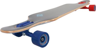 Longboard Freeride Curve 39 HigherFaster, rotblau, Streetsurfing myToys