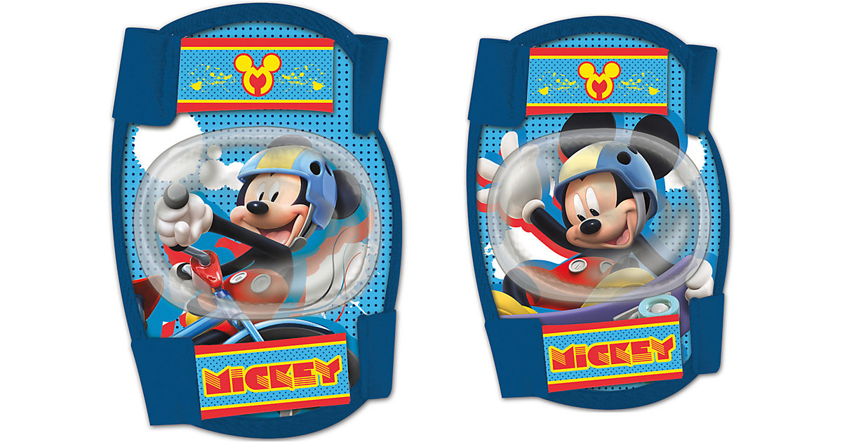 Mickey Mouse Knie- und Ellenbogenschoner-Set, blau