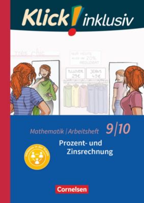 Buch - Klick! inklusiv: 9./10. Schuljahr: Prozent- und Zinsrechnung