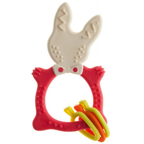 Универсальный прорезыватель Roxy-kids "Bunny", коралловый от Roxy-Kids