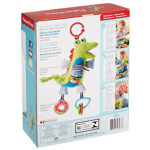 Игрушка-подвеска Fisher Price "Крокодил" от Mattel