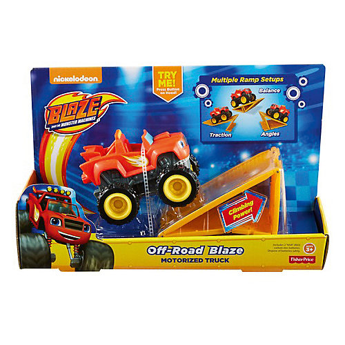 Моторизированная машинка Вспыш и чудо-машинки "Чудо-машинки", Blaze от Mattel