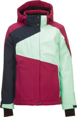 Skijacke mit abnehmbarer Kapuze SAMITA bordeaux Gr. 176 Mdchen Kinder