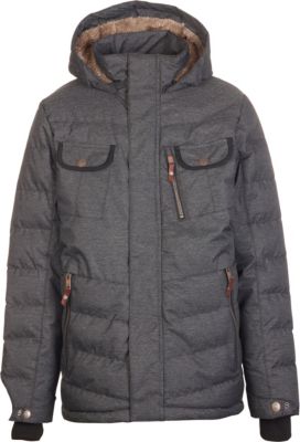 Outdoorjacke mit Kapuze SORIN dunkelgrau Gr. 128 Jungen Kinder