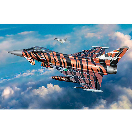 Сборная модель Revell "Истребитель Еврофайтер Бронзовый тигр" с красками от Revell