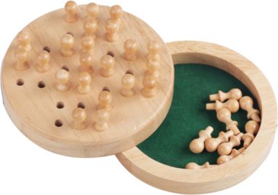 Image of Natural Games Solitaire Holz 12 cm