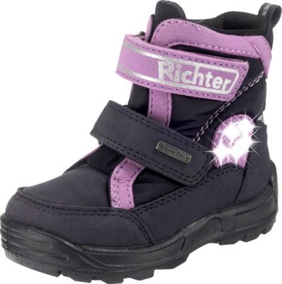 Baby Winterstiefel Blinkies, Sympatex, Weite M, für Mädchen, RICHTER Baby Winterstiefel Blinkies, Sympatex, Weite M, für Mädchen, RICHTER