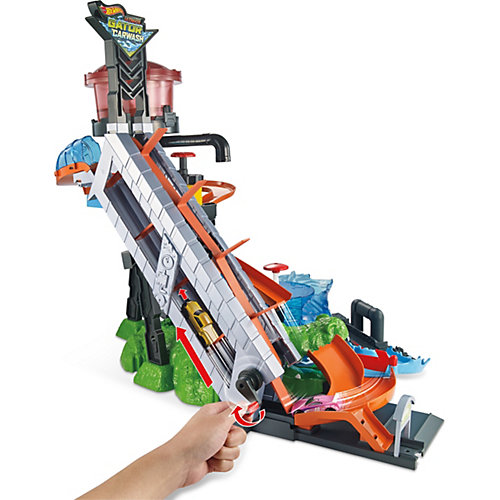 Автотрек Hot Wheels "Сити" Невообразимая автомойка от Mattel