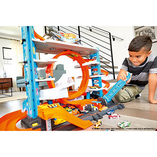 Автотрек Hot Wheels "Сити" Невообразимый гараж от Mattel