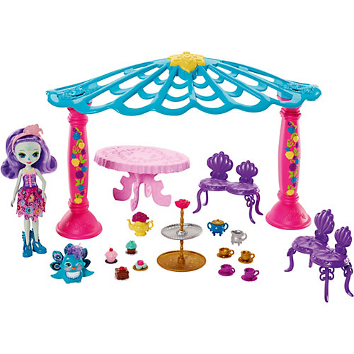 Набор с куклой Enchantimals Чаепитие Пэттер Павлины и Флэпа от Mattel