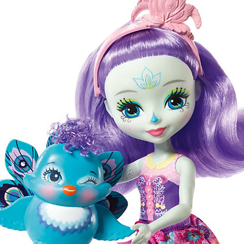 Набор с куклой Enchantimals Чаепитие Пэттер Павлины и Флэпа от Mattel