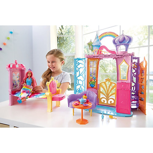Домик для куклы Barbie Переносной радужный дворец от Mattel