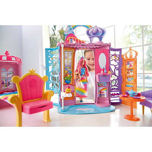 Домик для куклы Barbie Переносной радужный дворец от Mattel