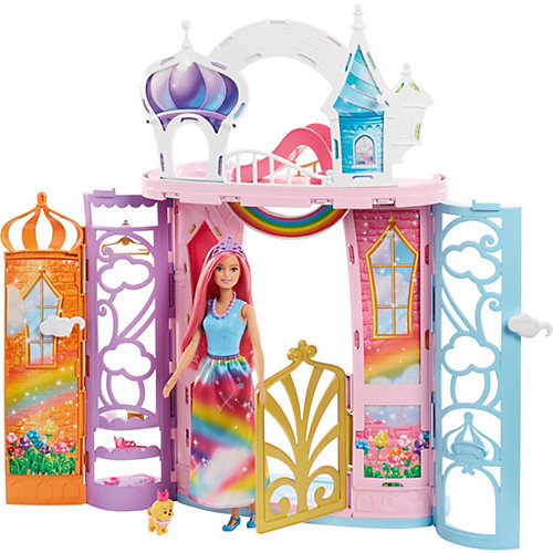 Домик для куклы Barbie Переносной радужный дворец от Mattel