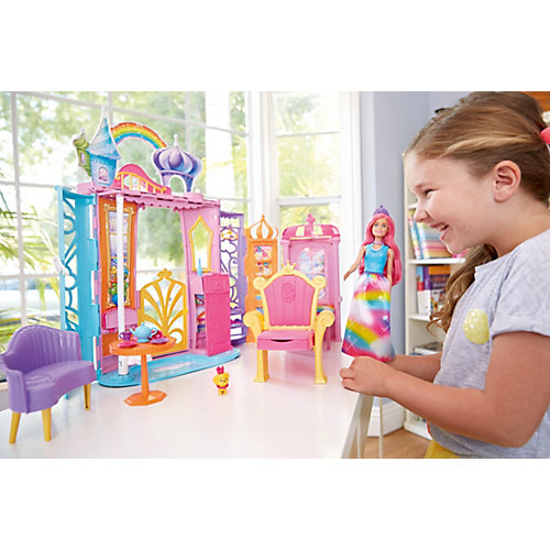 Домик для куклы Barbie Переносной радужный дворец от Mattel