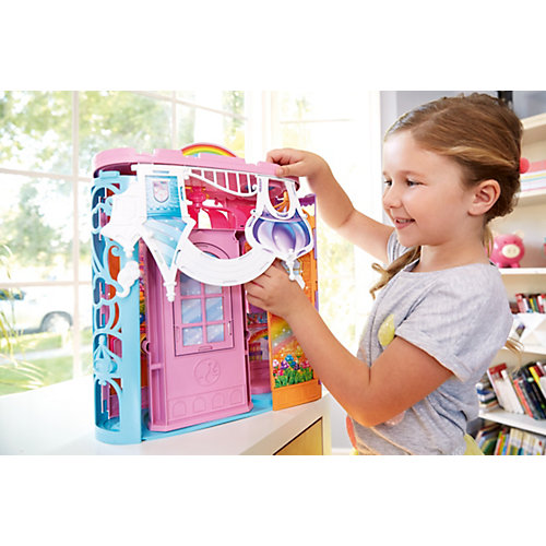 Домик для куклы Barbie Переносной радужный дворец от Mattel