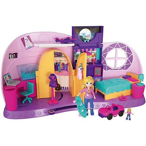 Игровой набор Polly Pocket Go Tiny! Комната Полли от Mattel