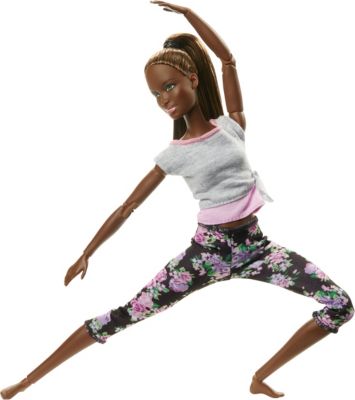 Barbie Made to Move Puppe (brnett mit Afro-Style)