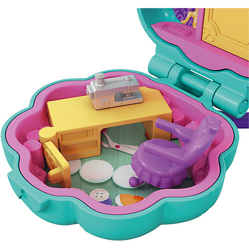 Игровой набор Polly Pocket Smart Stick, зелёный цветок от Mattel