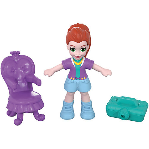Игровой набор Polly Pocket Smart Stick, зелёный цветок от Mattel