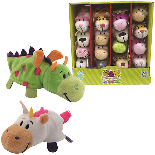 Мягкая игрушка-вывернушка 1toy Единорог - Дракон, 12 см от 1Toy