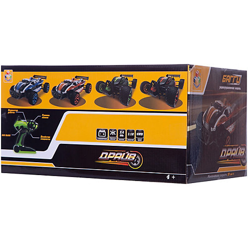 Радиоуправляемая машинка 1toy "Драйв" Багги, оранжевая от 1Toy