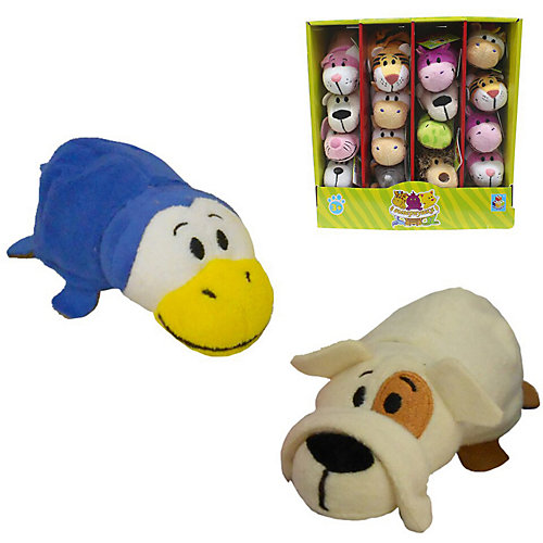 Мягкая игрушка-вывернушка 1toy Бульдог-Пингвин, 12 см от 1Toy