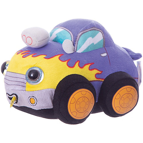 Мягкая игрушка 1toy "Дразнюка-Биби" Автомобильчик, 15 см, свет, звук от 1Toy