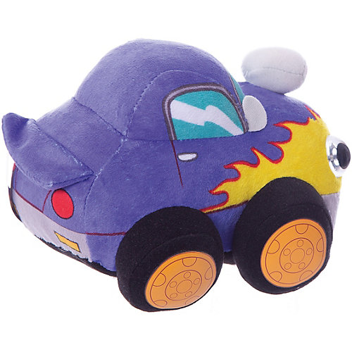 Мягкая игрушка 1toy "Дразнюка-Биби" Автомобильчик, 15 см, свет, звук от 1Toy