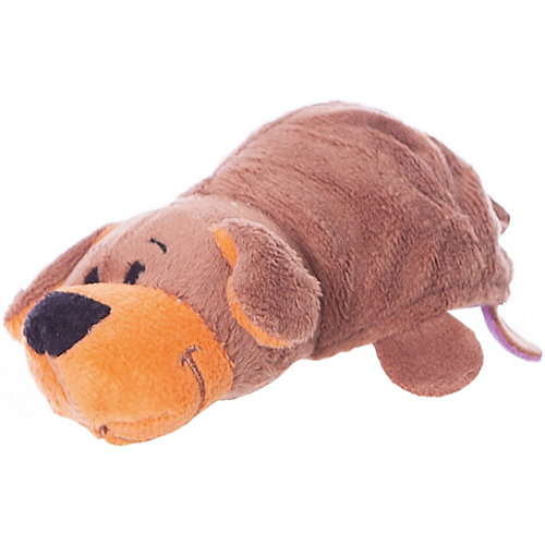 Мягкая игрушка-вывернушка 1toy Коричневая собака - Фиолетовая панда, 12 см от 1Toy