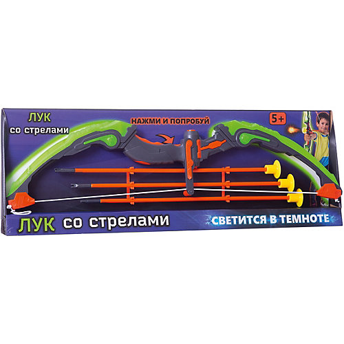 Игрушечное оружие 1toy "Набор лучника", свет от 1Toy