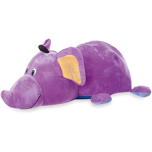 Мягкая игрушка-вывернушка 1toy Голубой щенок - Фиолетовый слон, 76 см от 1Toy