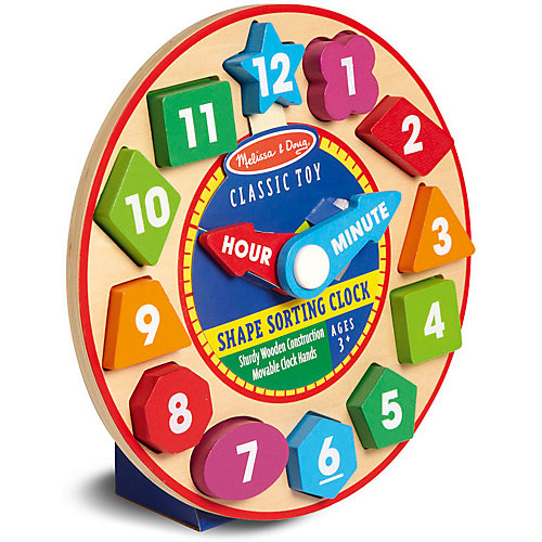 Сортер Melissa & Doug "Сортировщик-часы" от Melissa & Doug