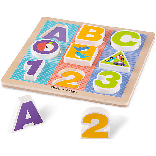 Рамка-вкладыш Melissa & Doug "Буквы и цифры" от Melissa & Doug