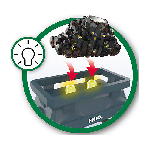 Игровой набор Brio "Вагончик с светящимся грузом золота" от BRIO