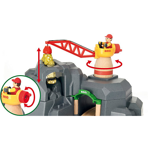Игровой набор Brio "Туннель с подъемным краном" от BRIO