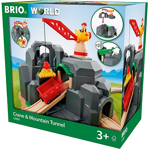 Игровой набор Brio "Туннель с подъемным краном" от BRIO