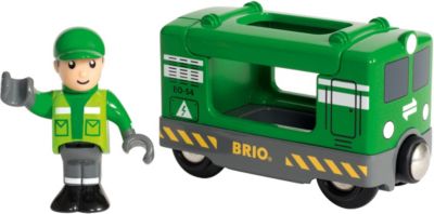 Frachtlok mit Fahrer